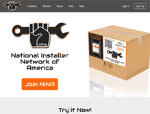 Tablet Screenshot of nationalinstallers.org